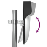 Specchio stradale convesso per esterni nero 45 cm in policarbonato