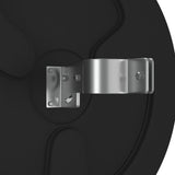 Specchio stradale convesso per esterni nero 60 cm in policarbonato