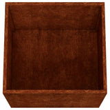 Fioriere 2 pz 32x30x29 cm Acciaio Corten