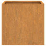 Fioriere 2 pz 42x40x39 cm Acciaio Corten