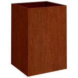 Fioriera 42x38x75 cm Acciaio Corten