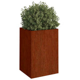 Fioriera 42x38x75 cm Acciaio Corten