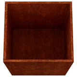 Fioriera 42x38x75 cm Acciaio Corten