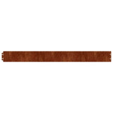 Bordure per Prato 50 pz 10x103 cm Flessibili in Acciaio Corten