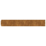Bordure per Prato 50 pz 15x103 cm Flessibili in Acciaio Corten