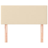 Testiera Crema 100x5x78/88 cm in Tessuto