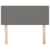 Testiera Grigio Scuro 80x5x78/88 cm in Tessuto