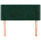 Testiera Verde Scuro 80x5x78/88 cm in Velluto