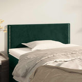 Testiera Verde Scuro 80x5x78/88 cm in Velluto