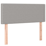 Testiera Grigio Chiaro 100x5x78/88 cm in Tessuto