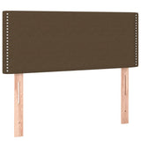 Testiera Marrone Scuro 100x5x78/88 cm in Tessuto