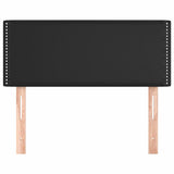 Testiera Nera 100x5x78/88 cm in Similpelle