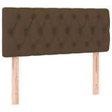 Testiera Marrone Scuro 100 x 7 x 78/88 cm in Tessuto