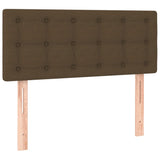 Testiera Marrone Scuro 80x5x78/88 cm in Tessuto