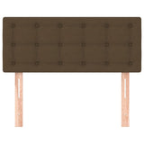 Testiera Marrone Scuro 80x5x78/88 cm in Tessuto