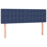 Testiera Blu 144x5x78/88 cm in Tessuto