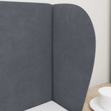 Orecchia della Testata Grigio Sfumato 40 x 23 x 6 cm Velluto