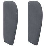 Orecchia della Testata Grigio Sfumato 40 x 23 x 6 cm Velluto