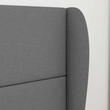 Orecchia della Testata Grigio Sfumato 80 x 23 x 6 cm Tessuto
