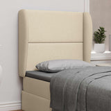 Orecchia della Testata Crema 80 x 23 x 6 cm Tessuto