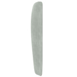 Orecchia della Testata Grigio chiaro 80 x 23 x 6 cm Velluto