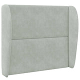 Orecchia della Testata Grigio chiaro 80 x 23 x 6 cm Velluto