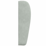 Orecchia della Testata Grigio chiaro 80 x 23 x 6 cm Velluto