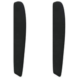Orecchia della Testata Nero 80 x 23 x 6 cm Velluto