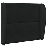 Orecchia della Testata Nero 80 x 23 x 6 cm Velluto