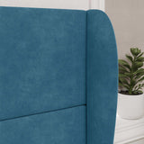Orecchia della Testata Blu 80 x 23 x 6 cm Velluto