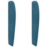 Orecchia della Testata Blu 80 x 23 x 6 cm Velluto