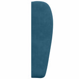Orecchia della Testata Blu 80 x 23 x 6 cm Velluto