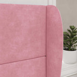 Orecchia della Testata Rosa 80 x 23 x 6 cm Velluto