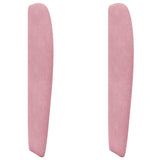 Orecchia della Testata Rosa 80 x 23 x 6 cm Velluto