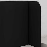 Orecchia della Testata Nero 40,5 x 40,5 x 4 cm PVC