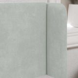 Orecchia della Testata Grigio chiaro 40,5 x 40,5 x 4 cm Velluto