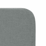 Orecchia della Testata Grigio chiaro 80 x 16 x 4 cm Tessuto
