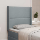 Orecchia della Testata Grigio chiaro 80 x 16 x 4 cm Tessuto