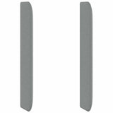 Orecchia della Testata Grigio chiaro 80 x 16 x 4 cm Tessuto