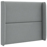 Orecchia della Testata Grigio chiaro 80 x 16 x 4 cm Tessuto