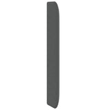 Orecchia della Testata Grigio 80 x 16 x 4 cm Tessuto