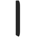 Orecchia della Testata Nero 80 x 16 x 4 cm Tessuto