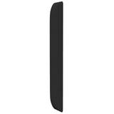 Orecchia della Testata Nero 80 x 16 x 4 cm Tessuto
