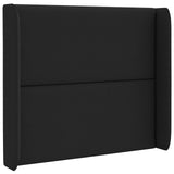 Orecchia della Testata Nero 80 x 16 x 4 cm Tessuto