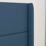 Orecchia della Testata Blu 80 x 16 x 4 cm Tessuto