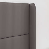 Orecchia della Testata Grigio 80 x 16 x 4 cm PVC