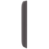 Orecchia della Testata Grigio 80 x 16 x 4 cm PVC