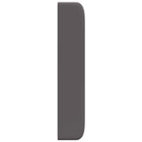 Orecchia della Testata Grigio 80 x 16 x 4 cm PVC