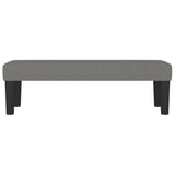 Panca Grigio Scuro 100x30x30 cm in Tessuto