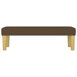 Panca Marrone Scuro 100x30x30 cm in Tessuto